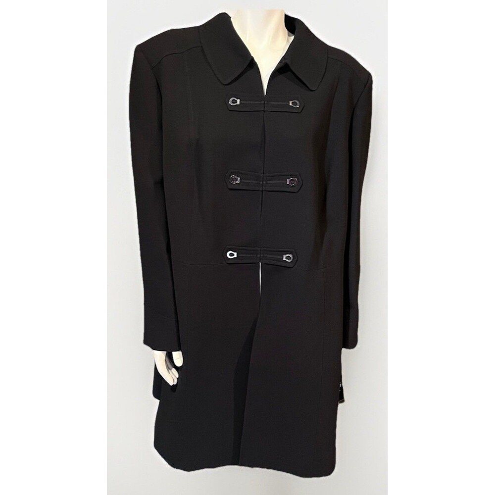 Tahari Black Crepe Leon Blazer Jacket NWT Size 24W